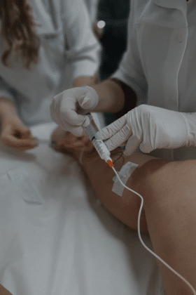 Aplicação com espuma